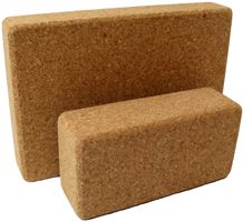 Опорный блок из пробки для йоги и фитнеса Bodhi 30.5х20.5х5, плоский