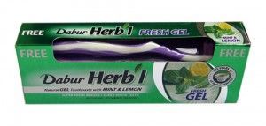 Зубная паста HERB'L Dabur (мята и лимон) ― Йога магазин - ДЛЯ ЙОГИ 