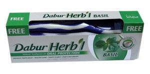 Зубная паста HERB'L Dabur (базилик) ― Йога магазин - ДЛЯ ЙОГИ 